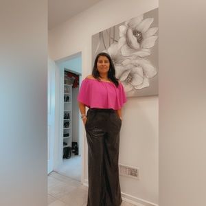 Sparkly wide leg pants